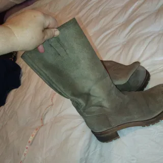 Stivali Prada donna verde oliva