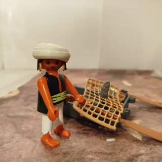 Playmobil Pescador en su bote pescando