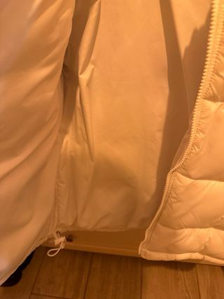 Piumino The North Face bianco e nero