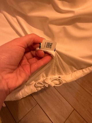 Piumino The North Face bianco e nero