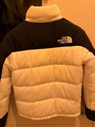 Piumino The North Face bianco e nero