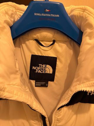 Piumino The North Face bianco e nero