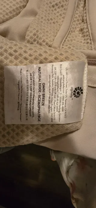 Ergobaby Omni Breeze Bege Original