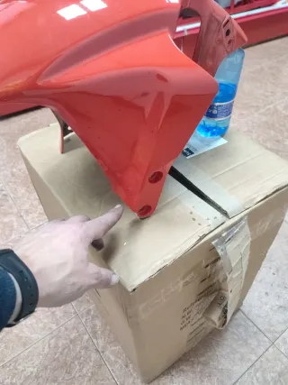 Guardabarros Delantero Honda CBR 600RR 05-06 Rojo