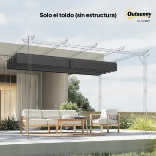 Toldo para pérgola