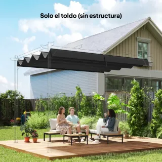 Toldo para pérgola