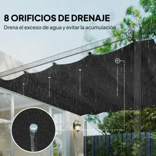 Toldo para pérgola