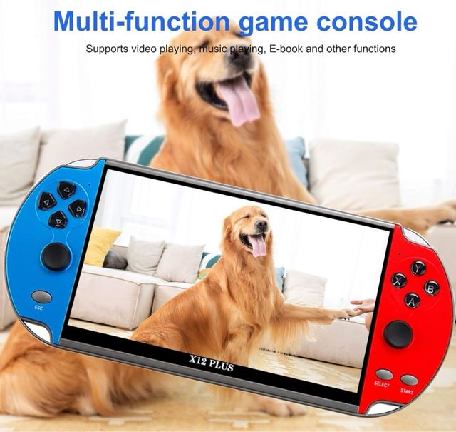 Consola Portátil X12 Plus 7 1000 Juegos