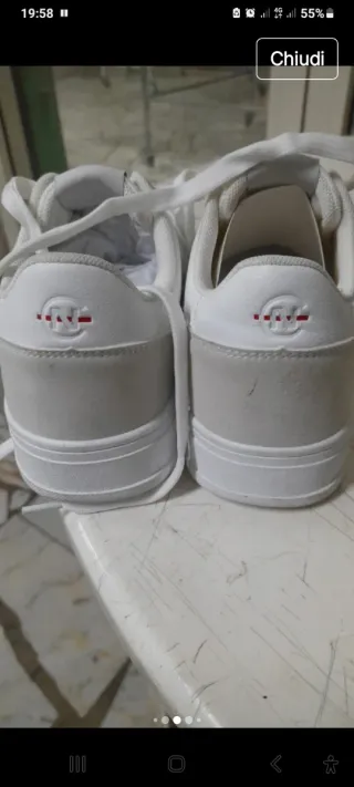 Sneakers Nautica Pelle N41 Beige/Bianco