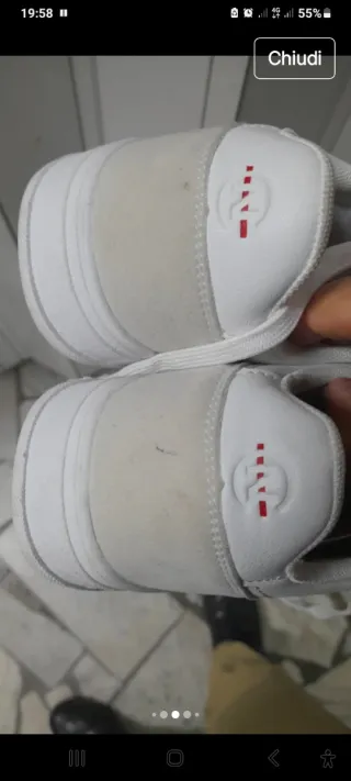 Sneakers Nautica Pelle N41 Beige/Bianco