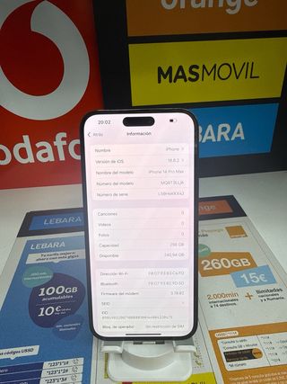 iPhone 14 Pro Max 256GB Nero