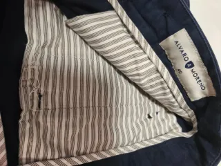 Chino Álvaro Moreno azul talla 40