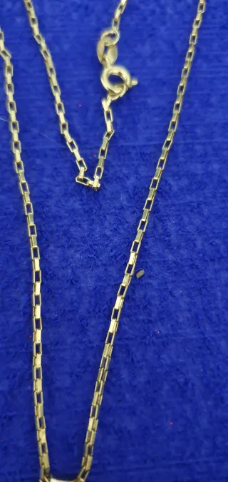 Cadena con colgante libélula oro