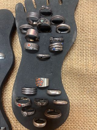 Anillos para pies ajustables