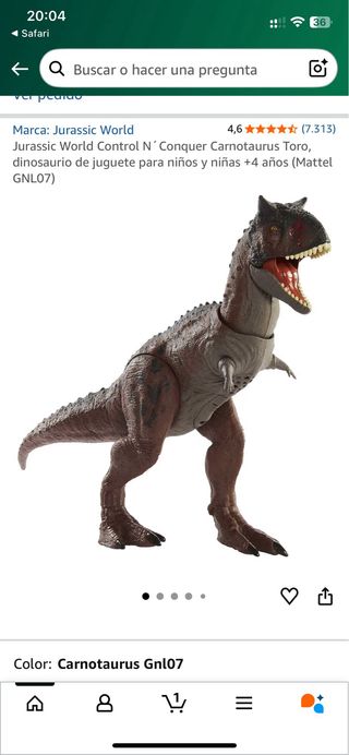 Figura di Dinosauro Carnotaurus Toro Jurassic World