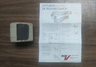 Cinturón Rehabilitación Velcro Beige