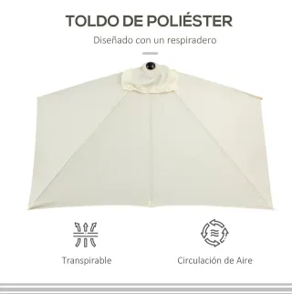 Sombrilla rectangular