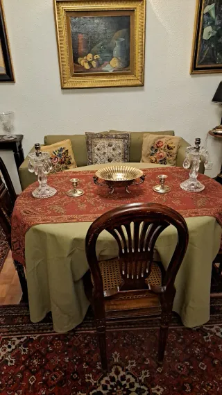 2 Candelabri in Cristallo e Metallo