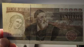 Banconota Lire 20.000 Tiziano Banca d'Italia