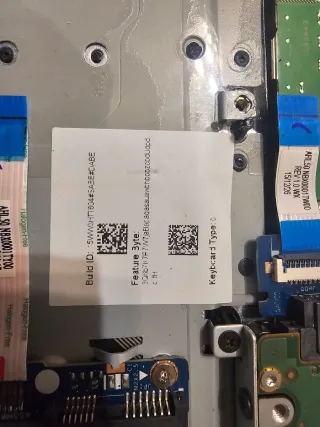 Scocca superiore tastiera viola HP