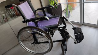Silla de ruedas plegable