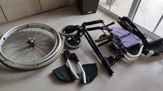 Silla de ruedas plegable