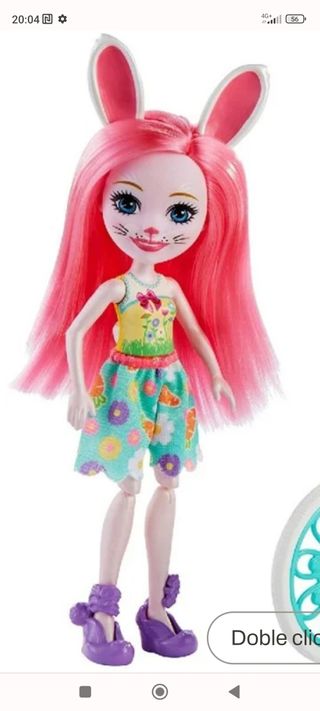 Pack Enchantimals con bici y muñeca