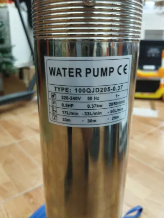 Bomba de agua para pozos