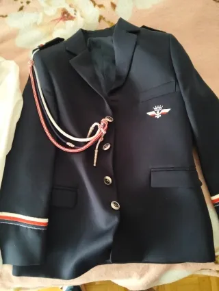 Traje comunión niño azul marino T.10