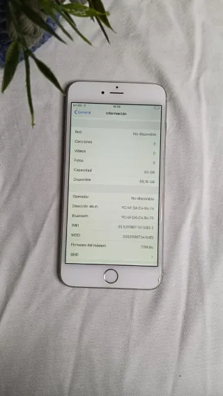 iPhone 6s Apple Argento