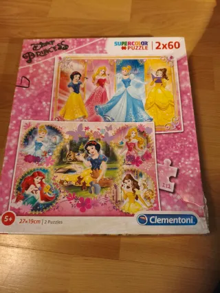 Puzzle Disney Princesas 2x60 piezas