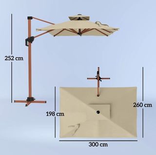 Sombrilla Jardin