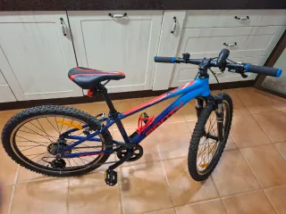Bicicleta Monti 12 Azul y Roja