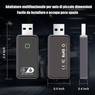 Adaptador CarPlay Android 2 en 1