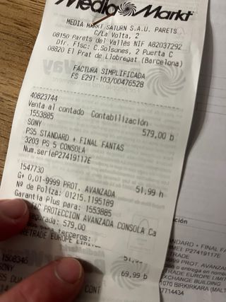 Consola PS5 Standard Edición Disco COMO NUEVA