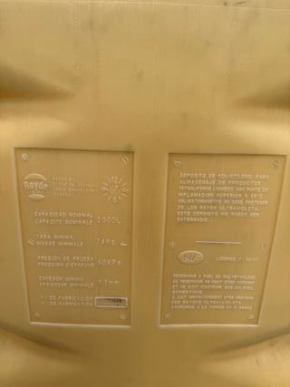 Depósito Gasoil 2000L