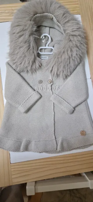 Abrigo Pangasa ochos 12 meses camel