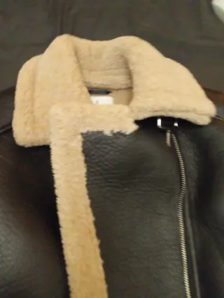 Chaqueta beige forrada