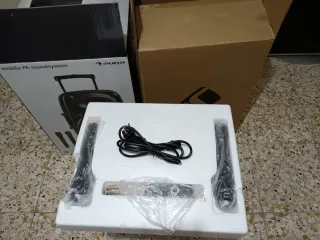 Altavoz de batería Bluetooth Auna Negro