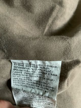 Giacca a vento OVS beige tg. 48