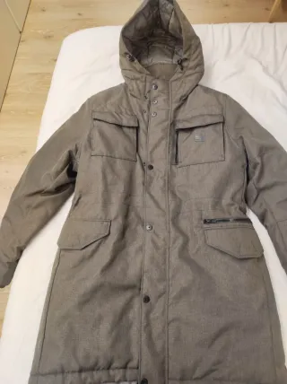 Chaqueta larga G-Star verde militar