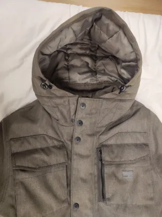 Chaqueta larga G-Star verde militar