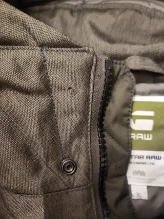 Chaqueta larga G-Star verde militar