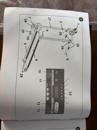 Cinta de correr sin abrir