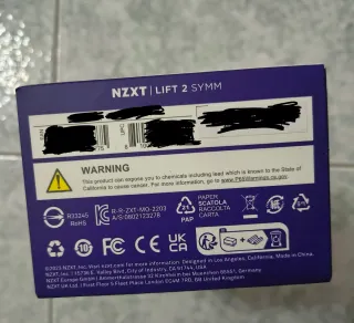 Mouse gaming NZXT Lift 2 Symm, bianco, nuovo