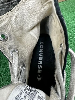 Converse sneakers nere bianche taglia 36