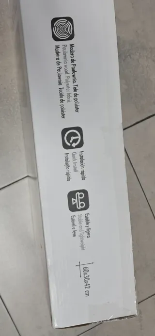 Banco scarpiera in legno e tessuto