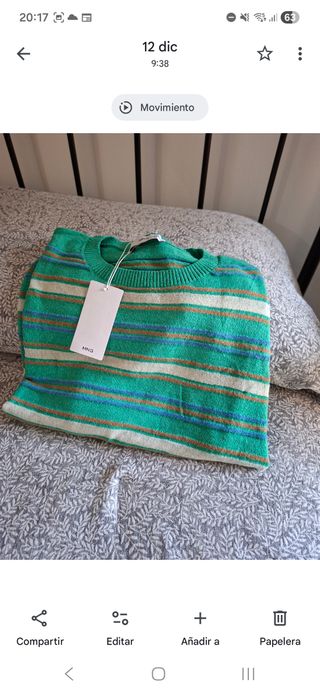 Jersey Mango rayas mujer Talla única