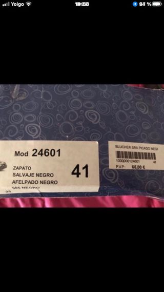 Zapatos Yowas Piel Negro