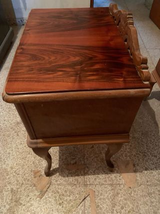 Mesita de noche antigua madera